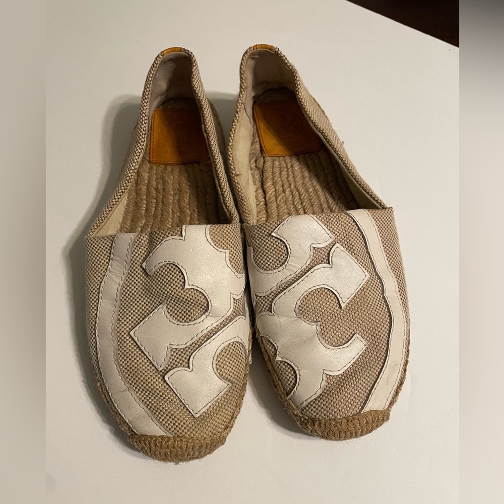 Tory burch espadrilles tan